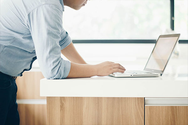 Server Network servers in a data center. Swallow depth of Field